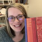 Katy Meeks in Library Office